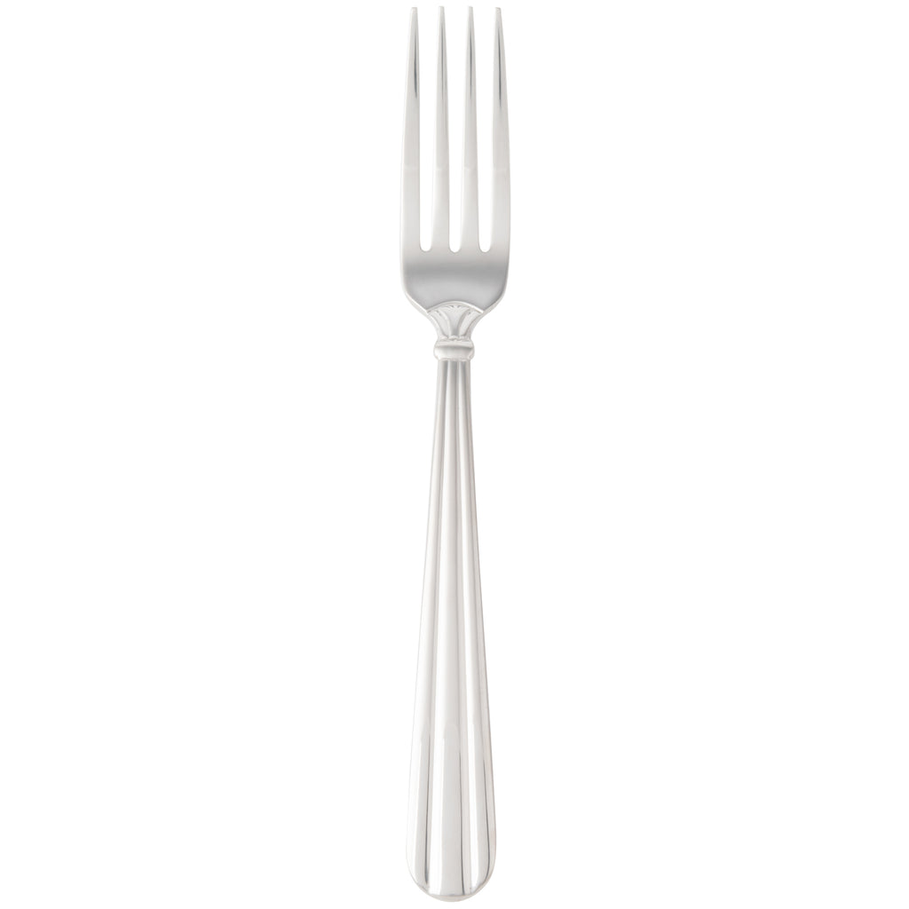 Oneida 2347FDIF Unity 7 3/4" 18/10 Stainless Steel Heavy Weight Table Fork - 12/Pack