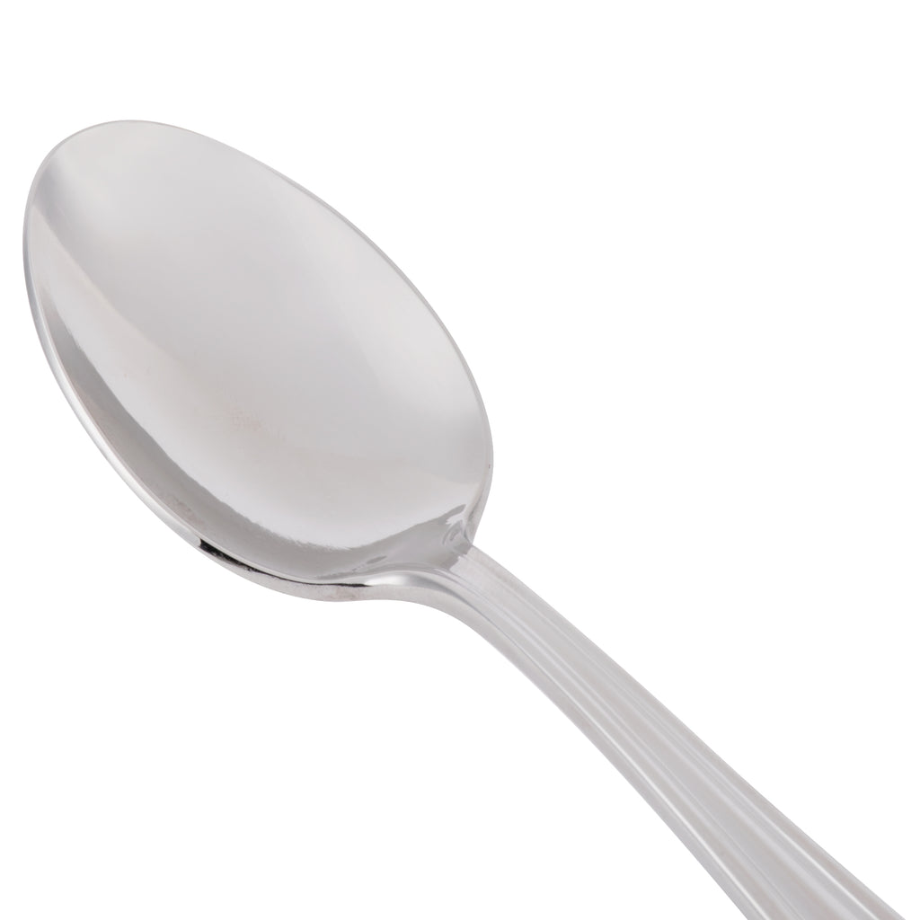 World Tableware 578 001 Fairfield 6" 18/0 Stainless Steel Heavy Weight Teaspoon - 12/Pack