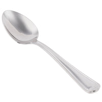World Tableware 578 002 Fairfield 7 1/4" 18/0 Stainless Steel Heavy Weight Dessert Spoon - 12/Pack