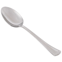 World Tableware 578 003 Fairfield 8 1/4" 18/0 Stainless Steel Heavy Weight Tablespoon / Serving Spoon - 12/Pack