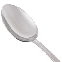 World Tableware 578 003 Fairfield 8 1/4" 18/0 Stainless Steel Heavy Weight Tablespoon / Serving Spoon - 12/Pack
