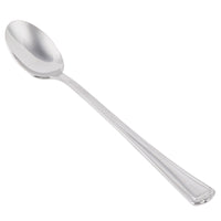 World Tableware 578 021 Fairfield 7 1/2" 18/0 Stainless Steel Heavy Weight Iced Tea Spoon - 12/Pack
