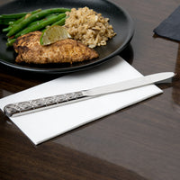 10 Strawberry Street DUB-DK Dubai 9 1/2" 18/0 Heavy Weight Stainless Steel Dinner Knife - 12/Pack