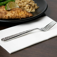 10 Strawberry Street DUB-SF Dubai 6 3/4" 18/0 Heavy Weight Stainless Steel Salad Fork - 12/Pack