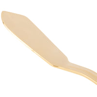 10 Strawberry Street CRWNGLD-BK Crown Royal 6 1/2" Gold Plated 18/0 Heavy Weight Stainless Steel Butter Knife - 12/Pack