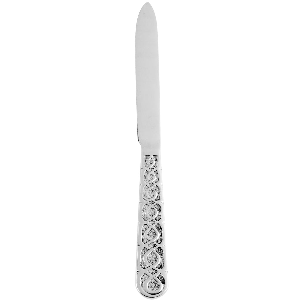 10 Strawberry Street DUB-DK Dubai 9 1/2" 18/0 Heavy Weight Stainless Steel Dinner Knife - 12/Pack