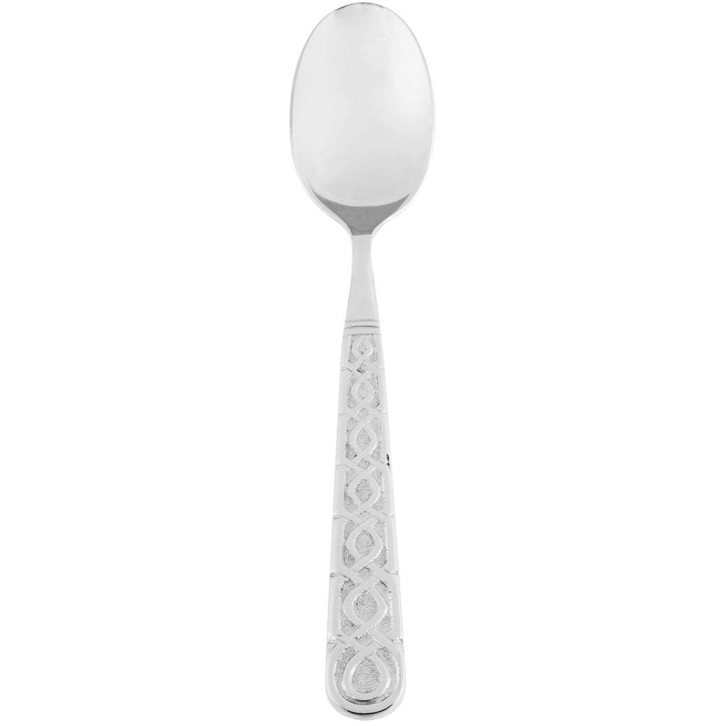10 Strawberry Street DUB-DS Dubai 8 1/2" 18/0 Heavy Weight Stainless Steel Dinner Spoon - 12/Pack