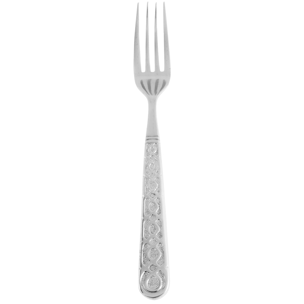 10 Strawberry Street DUB-SF Dubai 6 3/4" 18/0 Heavy Weight Stainless Steel Salad Fork - 12/Pack
