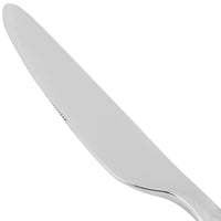 10 Strawberry Street HAMF-DK Hammer Forged 9 1/4" 18/0 Heavy Weight Stainless Steel Dinner Knife - 12/Pack