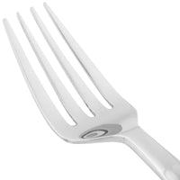 10 Strawberry Street HAMF-SF Hammer Forged 7 1/4" 18/0 Heavy Weight Stainless Steel Salad Fork - 12/Pack
