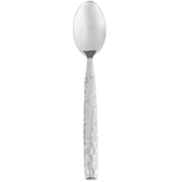 10 Strawberry Street HAMF-TS Hammer Forged 7 1/4" 18/0 Heavy Weight Stainless Steel Teaspoon - 12/Pack