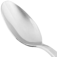 10 Strawberry Street HAMF-TS Hammer Forged 7 1/4" 18/0 Heavy Weight Stainless Steel Teaspoon - 12/Pack