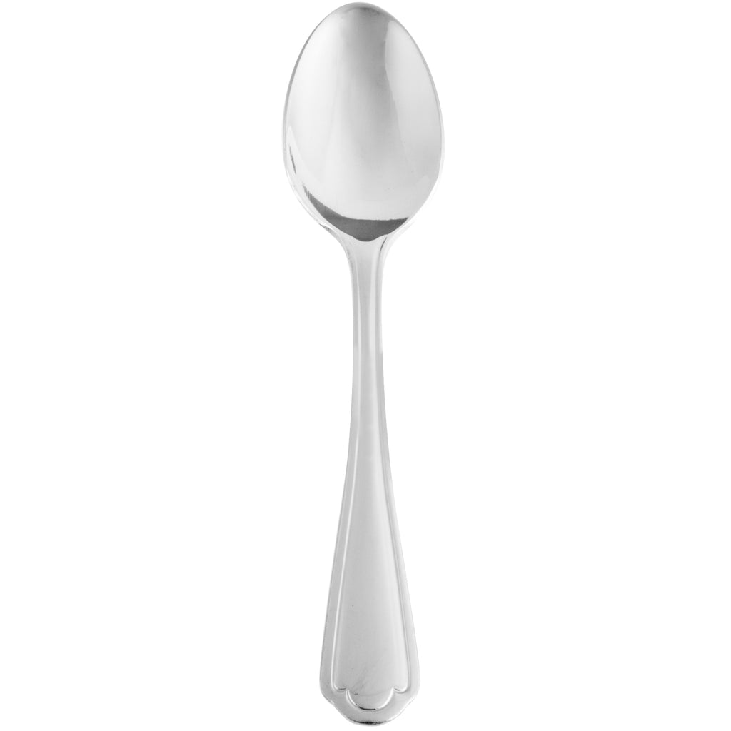 10 Strawberry Street LNCLN-TS Lincoln 18/0 Heavy Weight 6 1/4" Stainless Steel Teaspoon - 12/Pack