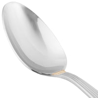 10 Strawberry Street PAR-DS Parisian Gold 18/0 Heavy Weight 7 3/4" Stainless Steel Dinner Spoon - 12/Pack