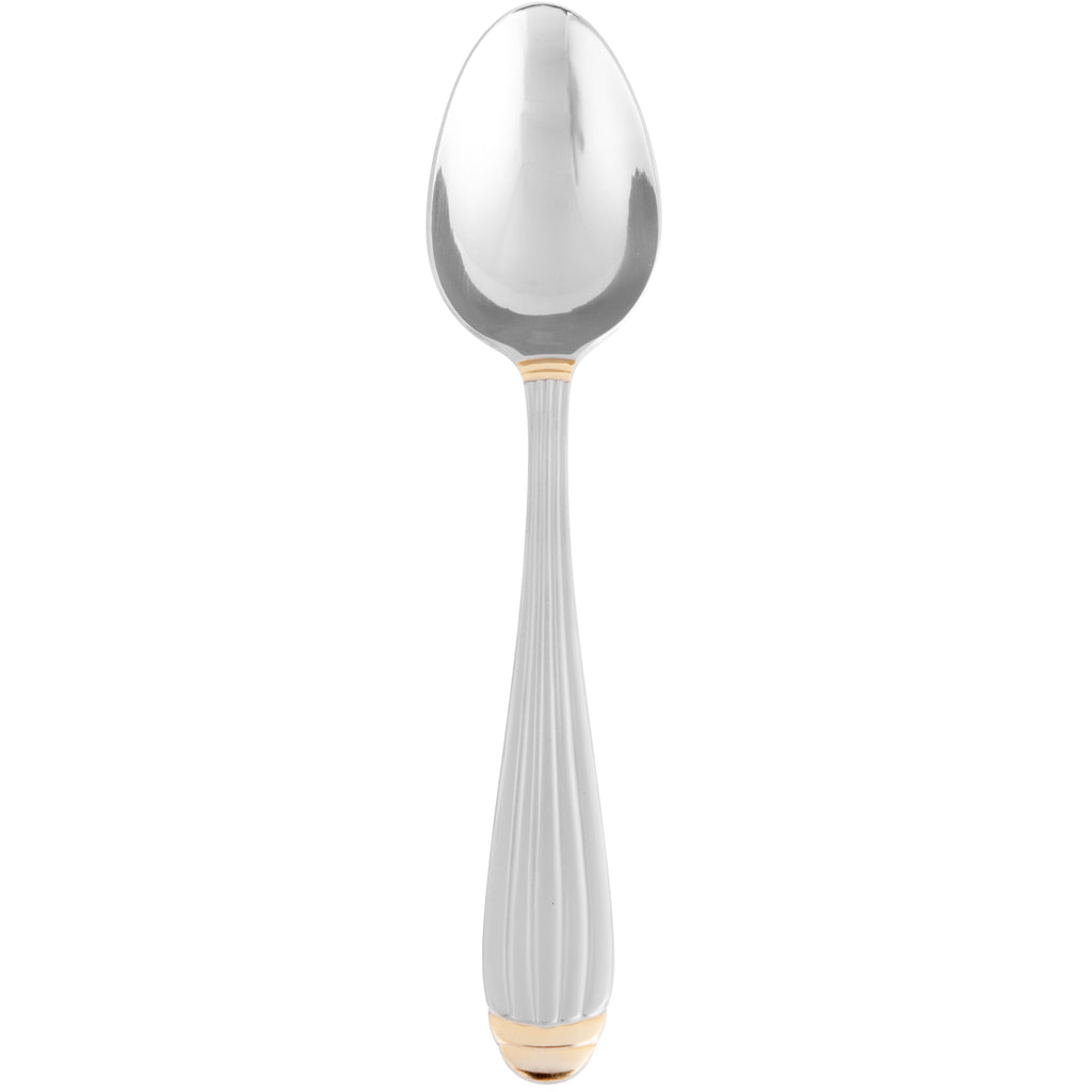 10 Strawberry Street PAR-TS Parisian Gold 18/0 Heavy Weight 6 3/4" Stainless Steel Teaspoon - 12/Pack