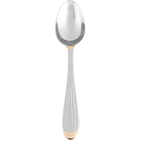 10 Strawberry Street PAR-TS Parisian Gold 18/0 Heavy Weight 6 3/4" Stainless Steel Teaspoon - 12/Pack