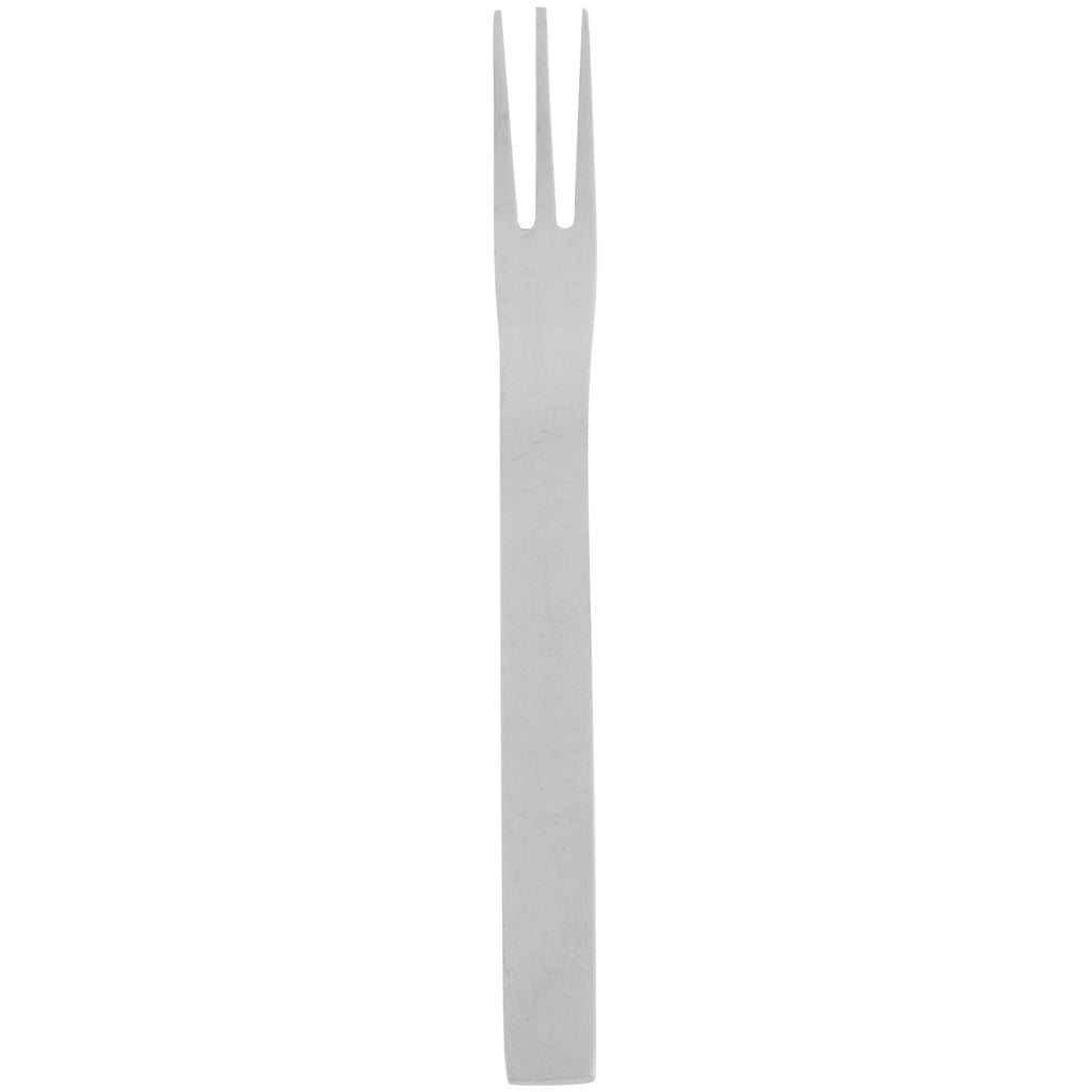 10 Strawberry Street TB-SF Tid Bit 18/0 Heavy Weight 4 3/4" Stainless Steel Cocktail Fork - 12/Pack