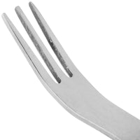 10 Strawberry Street TB-SF Tid Bit 18/0 Heavy Weight 4 3/4" Stainless Steel Cocktail Fork - 12/Pack