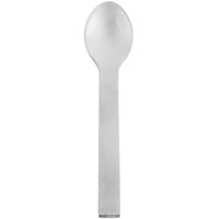 10 Strawberry Street TB-TS Tid Bit 18/0 Heavy Weight 4 1/2" Stainless Steel Cocktail Spoon - 12/Pack
