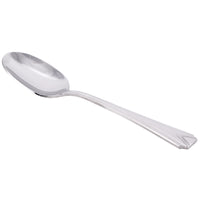 World Tableware 985 002 Varese 7 1/8" 18/8 Stainless Steel Extra Heavy Weight Dessert Spoon - 12/Pack