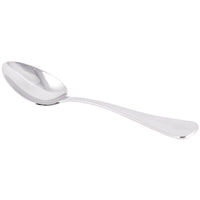 World Tableware 100 003 Baguette II 8 1/2" 18/8 Stainless Steel Extra Heavy Weight Tablespoon / Serving Spoon - 12/Pack