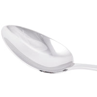 World Tableware 100 003 Baguette II 8 1/2" 18/8 Stainless Steel Extra Heavy Weight Tablespoon / Serving Spoon - 12/Pack