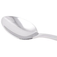 World Tableware 100 007 Baguette II 4 3/4" 18/8 Stainless Steel Extra Heavy Weight Demitasse Spoon - 12/Pack