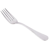 World Tableware 100 038 Baguette II 6 1/2" 18/8 Stainless Steel Extra Heavy Weight Salad Fork - 12/Pack