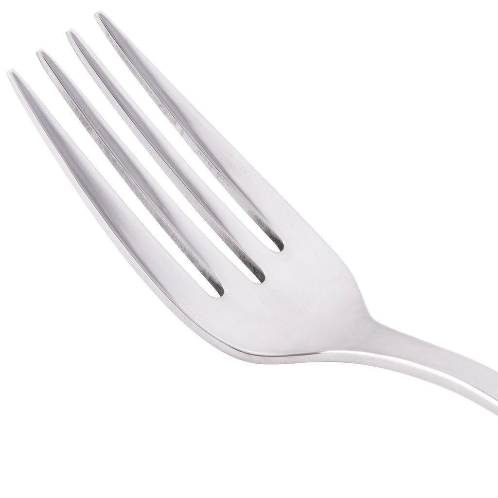 World Tableware 100 038 Baguette II 6 1/2" 18/8 Stainless Steel Extra Heavy Weight Salad Fork - 12/Pack