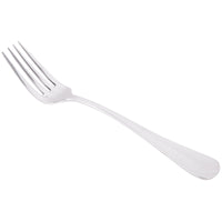 World Tableware 100 039 Baguette II 8 3/8" 18/8 Stainless Steel Extra Heavy Weight European Dinner Fork - 12/Pack