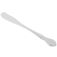 World Tableware 117 053 Lady Astor II 6 3/8" 18/8 Stainless Steel Extra Heavy Weight Butter Spreader - 12/Pack