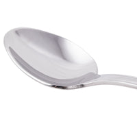 World Tableware 491 007 Serenade 4 1/2" 18/8 Stainless Steel Extra Heavy Weight Demitasse Spoon - 12/Pack