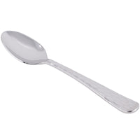 World Tableware 994 007 Aspire 4 3/8" 18/8 Stainless Steel Extra Heavy Weight Demitasse Spoon - 12/Pack