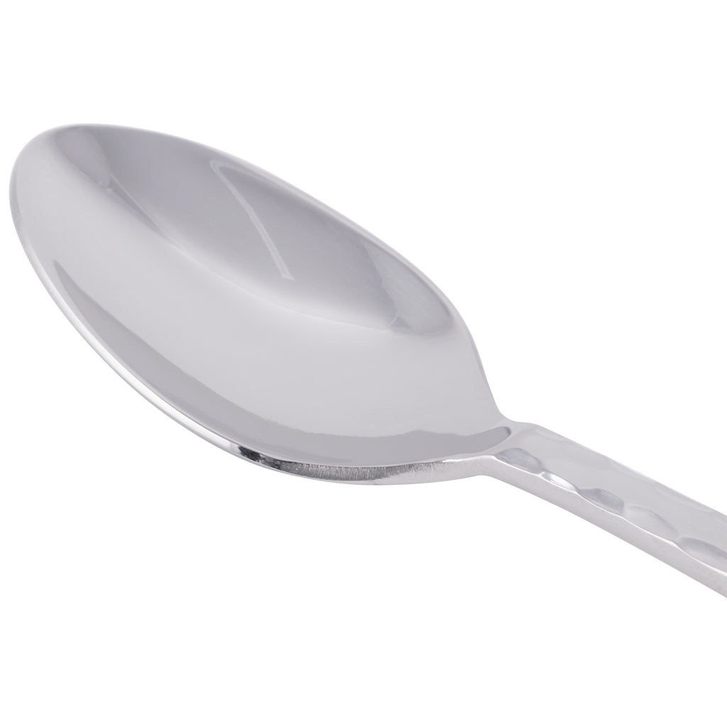 World Tableware 994 007 Aspire 4 3/8" 18/8 Stainless Steel Extra Heavy Weight Demitasse Spoon - 12/Pack
