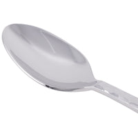 World Tableware 994 007 Aspire 4 3/8" 18/8 Stainless Steel Extra Heavy Weight Demitasse Spoon - 12/Pack