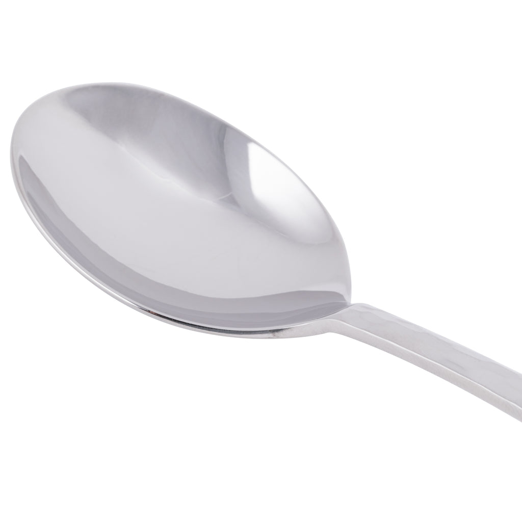 World Tableware 994 016 Aspire 6 1/8" 18/8 Stainless Steel Extra Heavy Weight Bouillon Spoon - 12/Pack
