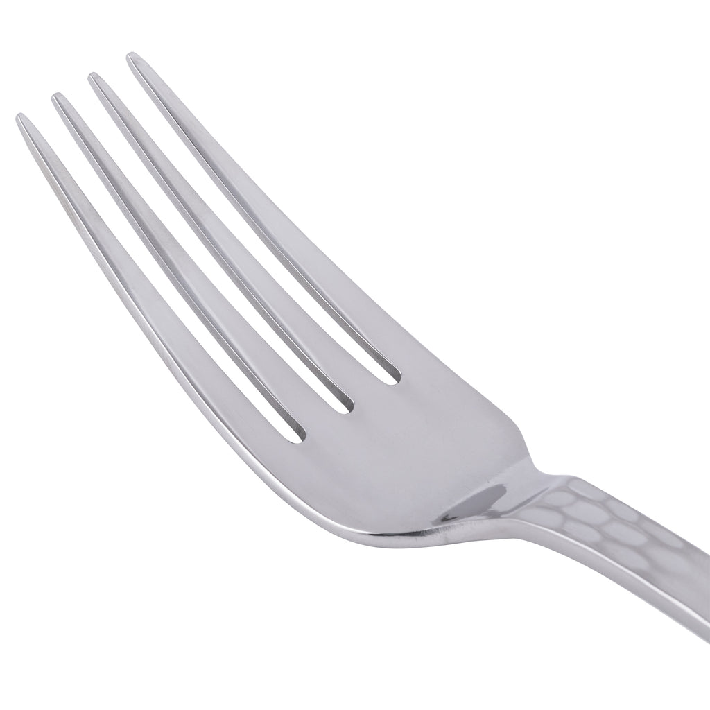 World Tableware 994 039 Aspire 7 7/8" 18/8 Stainless Steel Extra Heavy Weight European Dinner Fork - 12/Pack