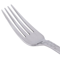 World Tableware 994 039 Aspire 7 7/8" 18/8 Stainless Steel Extra Heavy Weight European Dinner Fork - 12/Pack