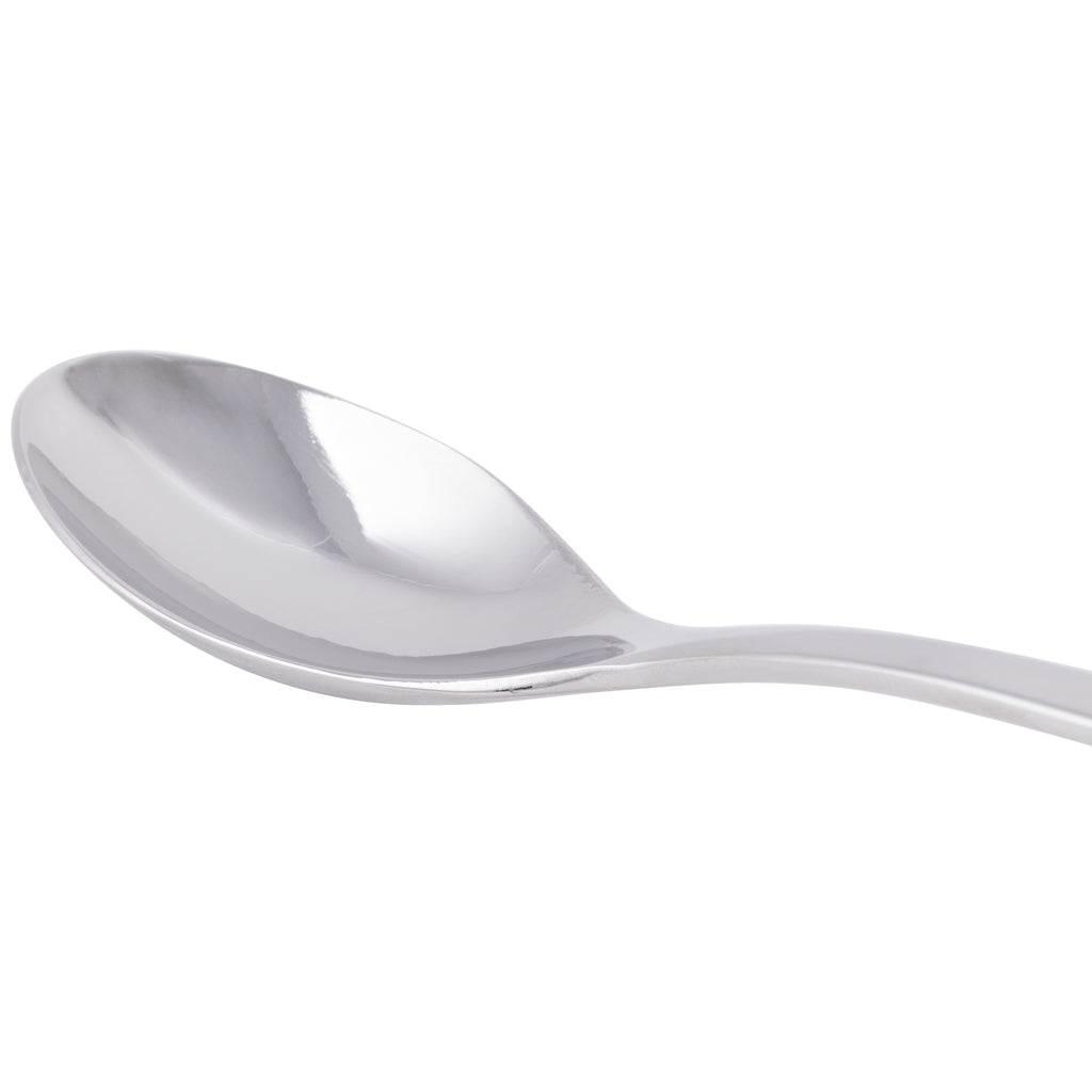 World Tableware 930 001 Briossa 6 1/2" 18/8 Stainless Steel Extra Heavy Weight Teaspoon - 12/Pack