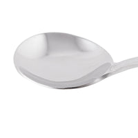 World Tableware 101 016 Classic Rim II 5 3/4" 18/8 Stainless Steel Extra Heavy Weight Bouillon Spoon - 12/Pack