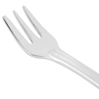 World Tableware 101 029 Classic Rim II 5 7/8" 18/8 Stainless Steel Extra Heavy Weight Cocktail Fork - 12/Pack