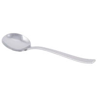 World Tableware 930 016 Briossa 6 1/8" 18/8 Stainless Steel Extra Heavy Weight Bouillon Spoon - 12/Pack