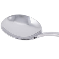 World Tableware 930 016 Briossa 6 1/8" 18/8 Stainless Steel Extra Heavy Weight Bouillon Spoon - 12/Pack