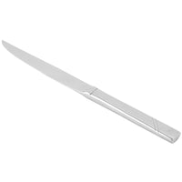 World Tableware 988 5762 Zephyr 9 3/8" 18/8 Stainless Steel Extra Heavy Weight Steak Knife with Solid Handle - 12/Pack