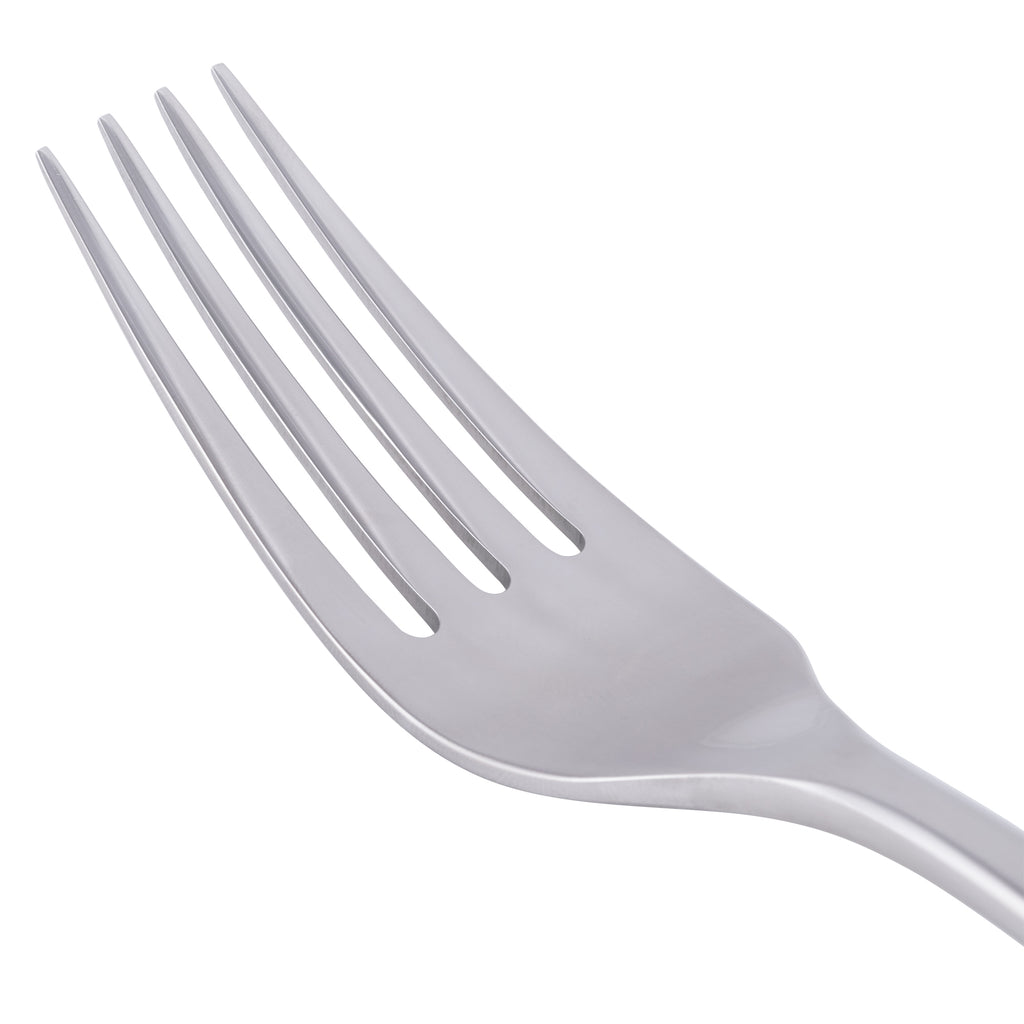 World Tableware 930 027 Briossa 7 7/8" 18/8 Stainless Steel Extra Heavy Weight Dinner Fork - 12/Pack