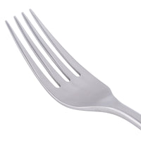 World Tableware 930 027 Briossa 7 7/8" 18/8 Stainless Steel Extra Heavy Weight Dinner Fork - 12/Pack