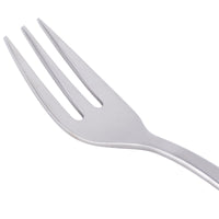 World Tableware 930 029 Briossa 6 1/8" 18/8 Stainless Steel Extra Heavy Weight Cocktail Fork - 12/Pack
