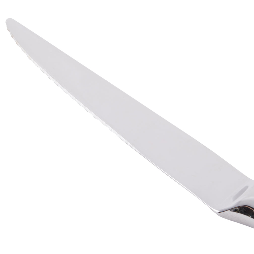 World Tableware 982 5762 Contempra 8 1/8" 18/8 Stainless Steel Extra Heavy Weight Steak Knife - 12/Pack