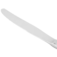 World Tableware 985 5502 Varese 9 3/8" 18/8 Stainless Steel Extra Heavy Weight Dinner Knife with Solid Handle - 12/Pack