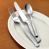 World Tableware 826 001 Treasure 6 1/2" 18/8 Stainless Steel Extra Heavy Weight Teaspoon - 12/Pack